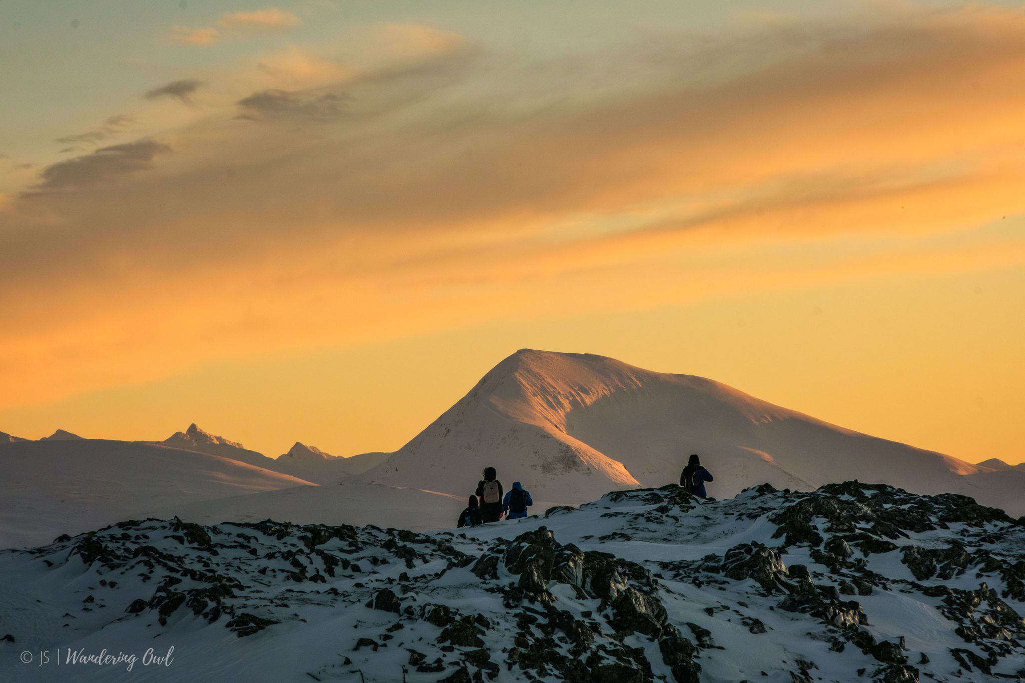 Winter Snowshoeing in the Wilderness