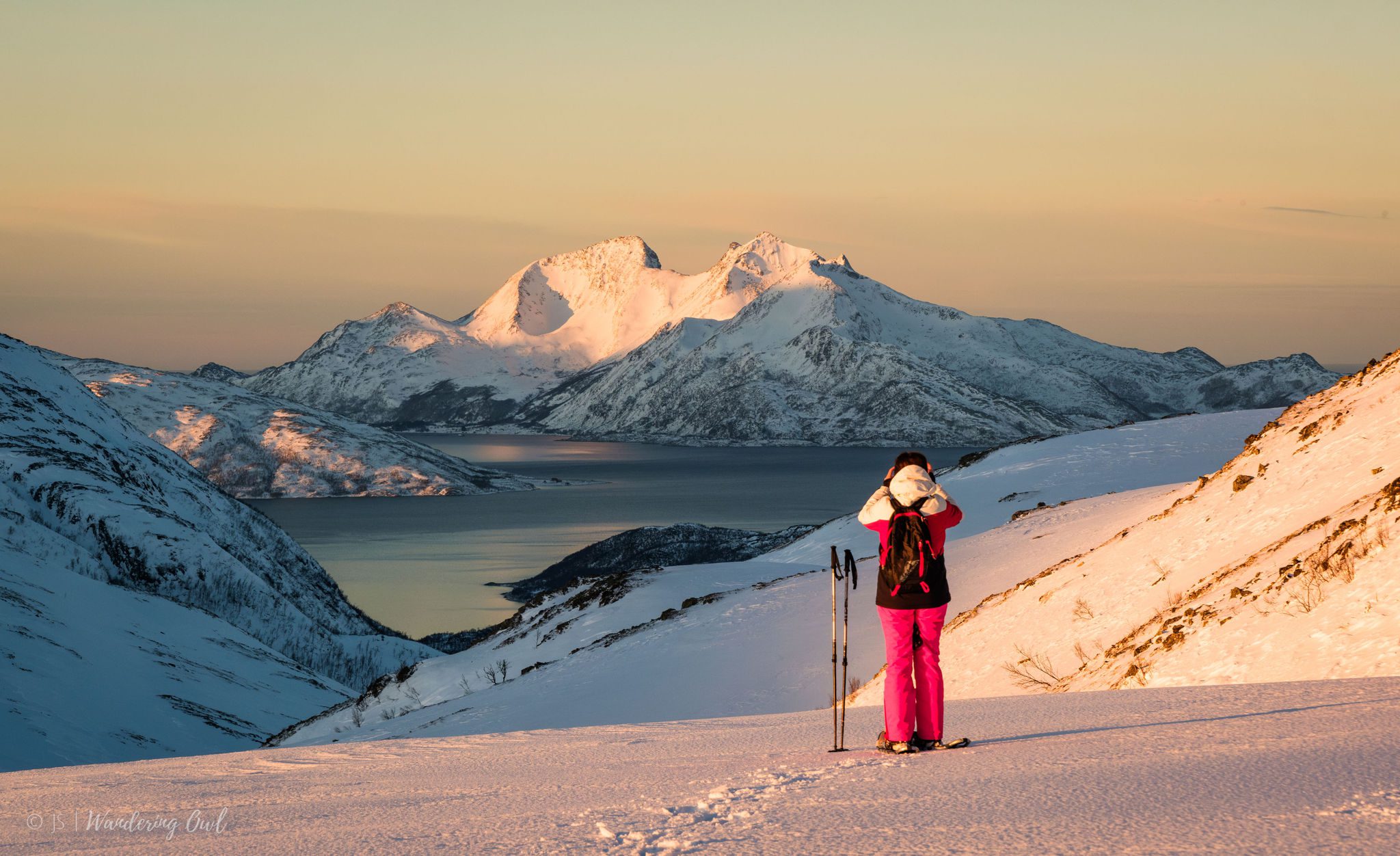 Winter Snowshoeing in the Wilderness